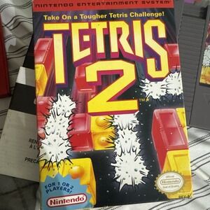 Tetris 2 (Nintendo Entertainment System, 1993) CIB COMPLETE NICE BOX NES Game